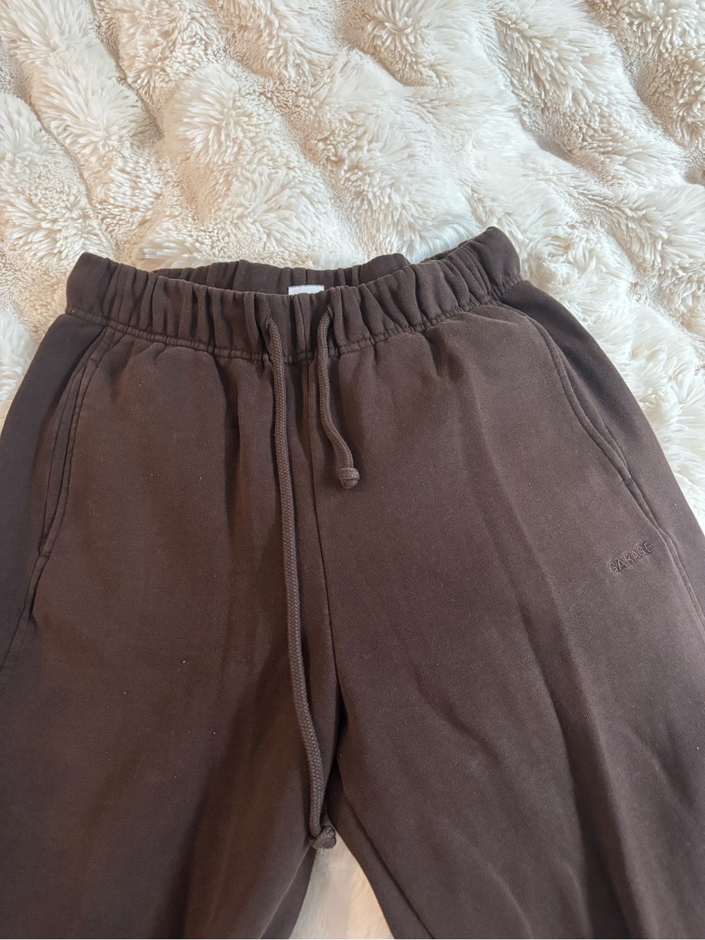 Garage Brown Boot Cut Sweatpants